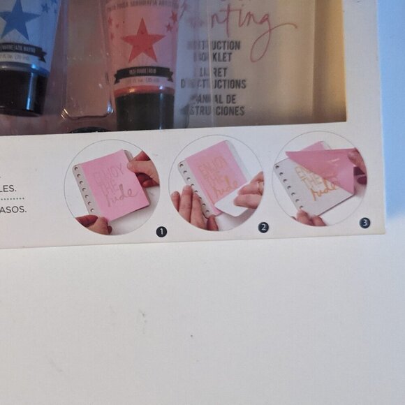 NWT Heidi Swapp Adventure Seekers Art Screens Kit You Are Here Screenprint Craft - Picture 4 of 7